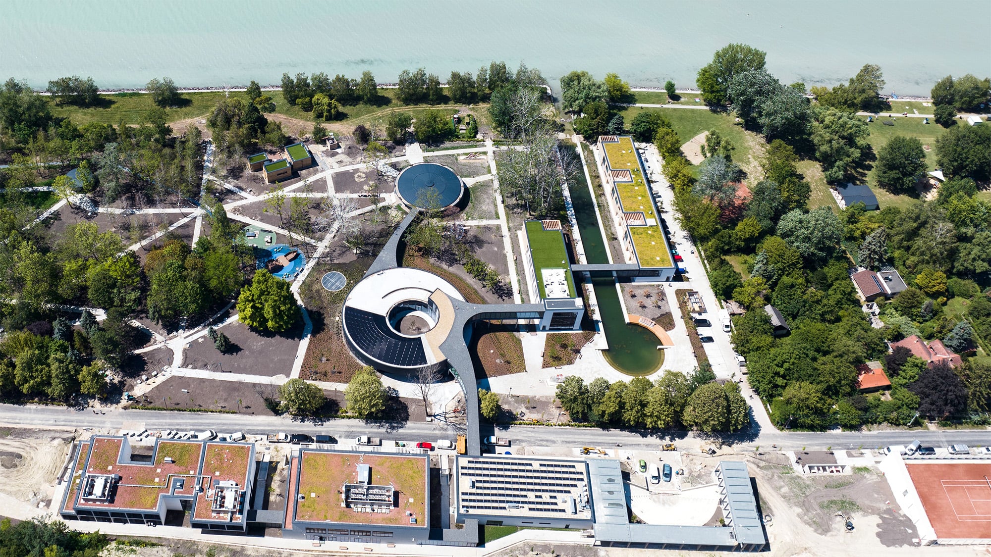 Balatonakarattya Konferenciaközpont felülnézeti képe